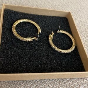 Sorely Gold Hoops